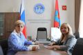 Председатель Избирательной комиссии Орловской области Лилия Пиняева провела рабочую встречу с начальником Управления специальной связи по Орловской области Ольгой Болговой