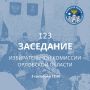 3 сентября 2026 года в 17 часов 00 минут состоится 123-е заседание Избирательной комиссии Орловской области