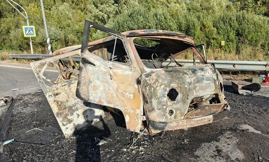 Водителя УАЗа госпитализировали после ДТП на орловской трассе