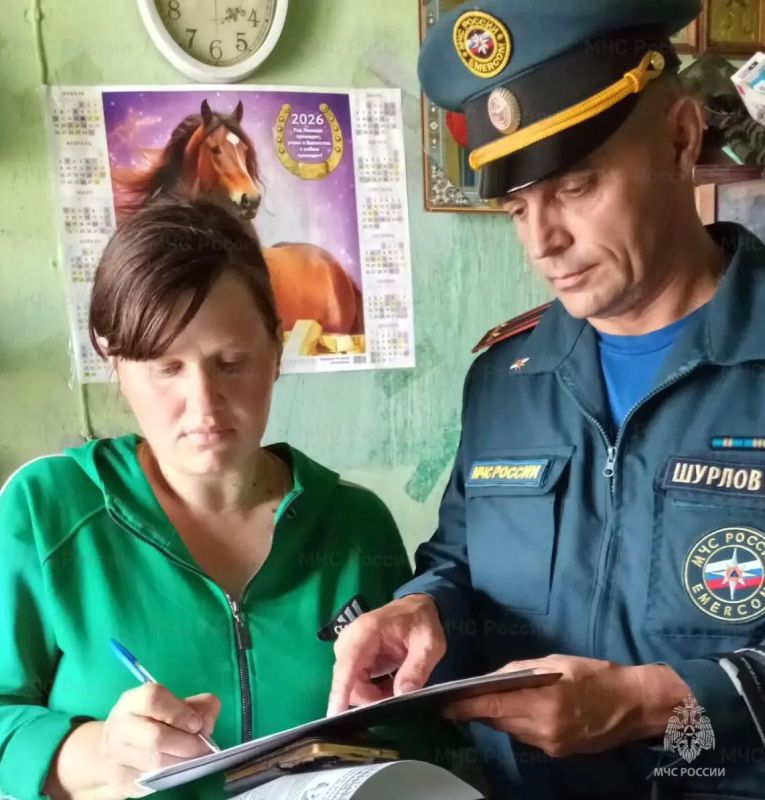 Многодетным семьям напомнили о правилах пожарной безопасности Многодетным семьям напомнили о правилах пожарной безопасности