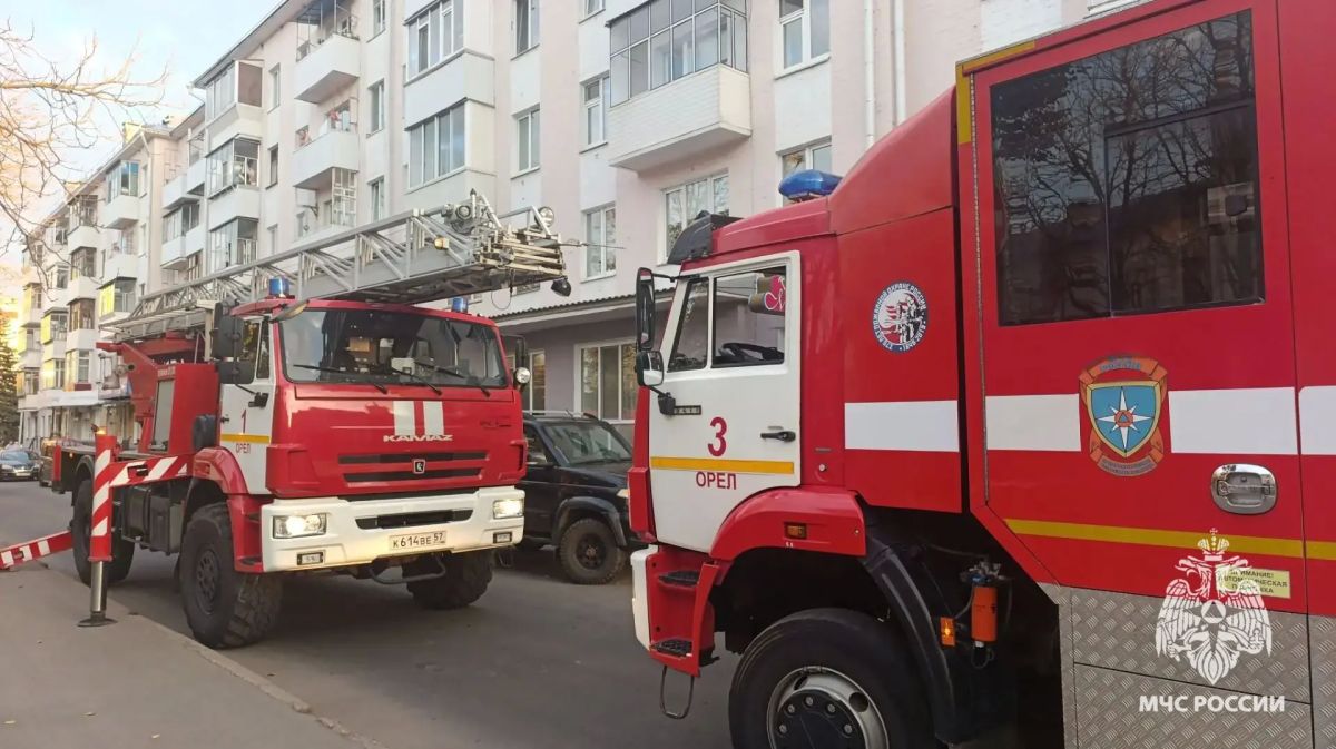 В Орле из горящей квартиры спасли женщину, ещё 11 спасены из соседних квартир В Орле из горящей квартиры спасли женщину, ещё 11 спасены из соседних квартир