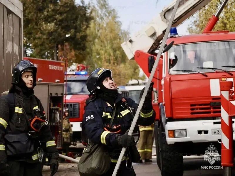 В Орле отработали действия экстренных служб при крупной чрезвычайной ситуации