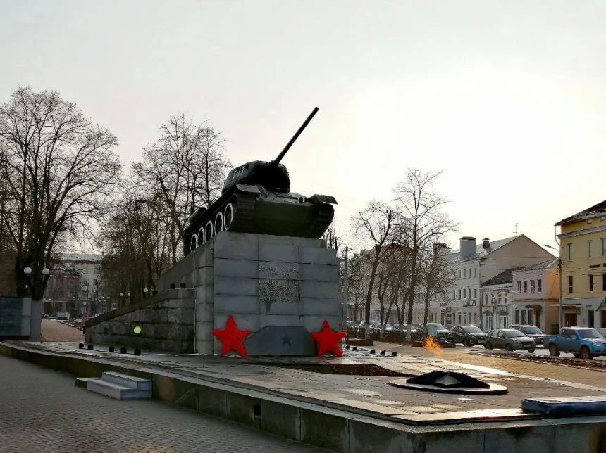В Орле на целый год ограничат движение у сквера Танкистов