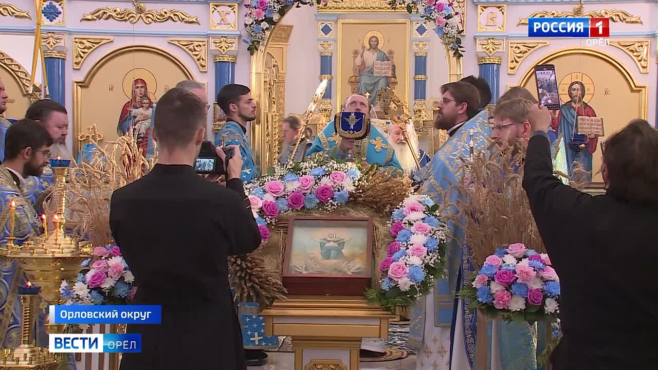 В "Орловском колосе" отметили пятилетие храмового комплекса