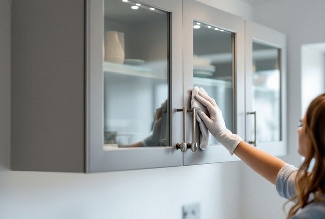 Как эффективно избавить кухонные шкафы от жира: полезные советы