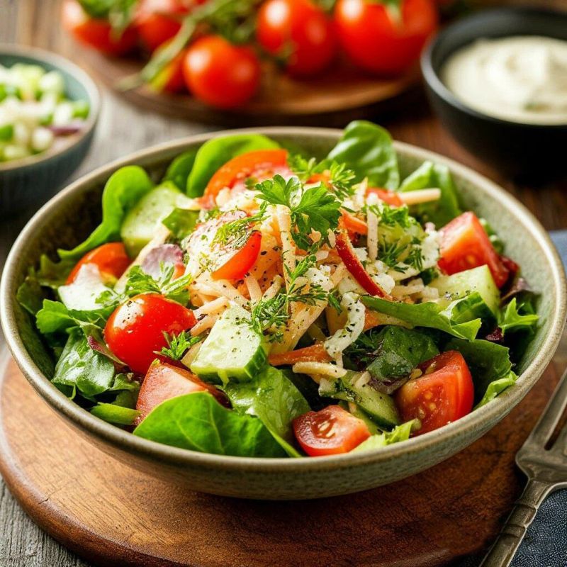 Легкость и свежесть: три уникальных салата без майонеза для поддержания стройной фигуры