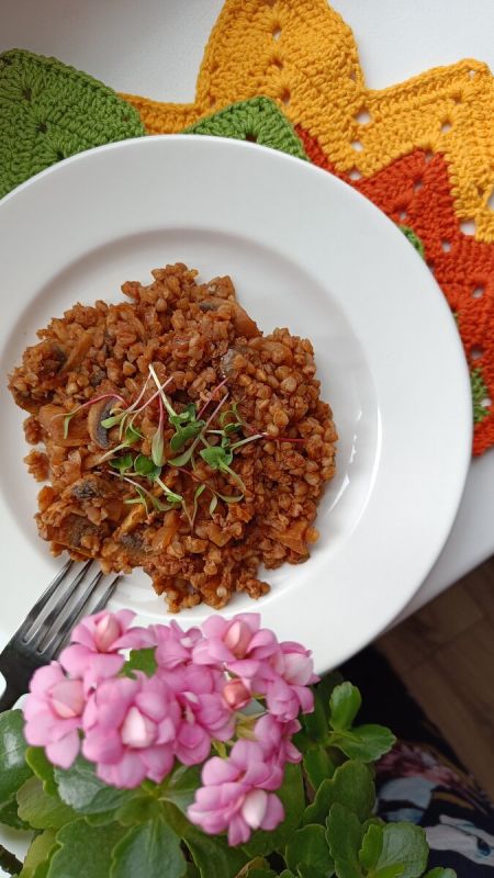 Гречка с грибами для настоящих гурманов