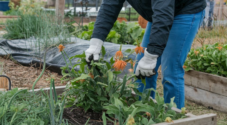 Как бархатцы стали защитниками моего огорода