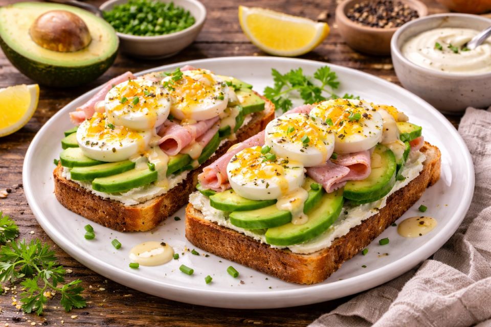 Сварите 2 яйца — и соберёте эти бутерброды за 5 минут: завтрак как с обложки журнала