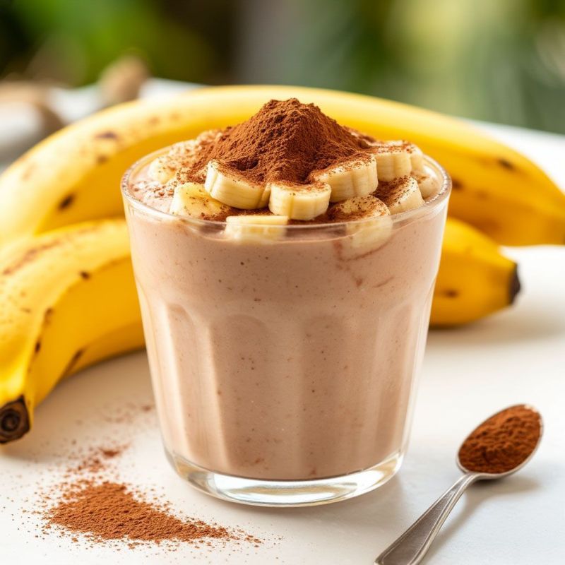 Лёгкий десерт без сахара: «Макфлури» из банана за 5 минут — всего 100 ккал