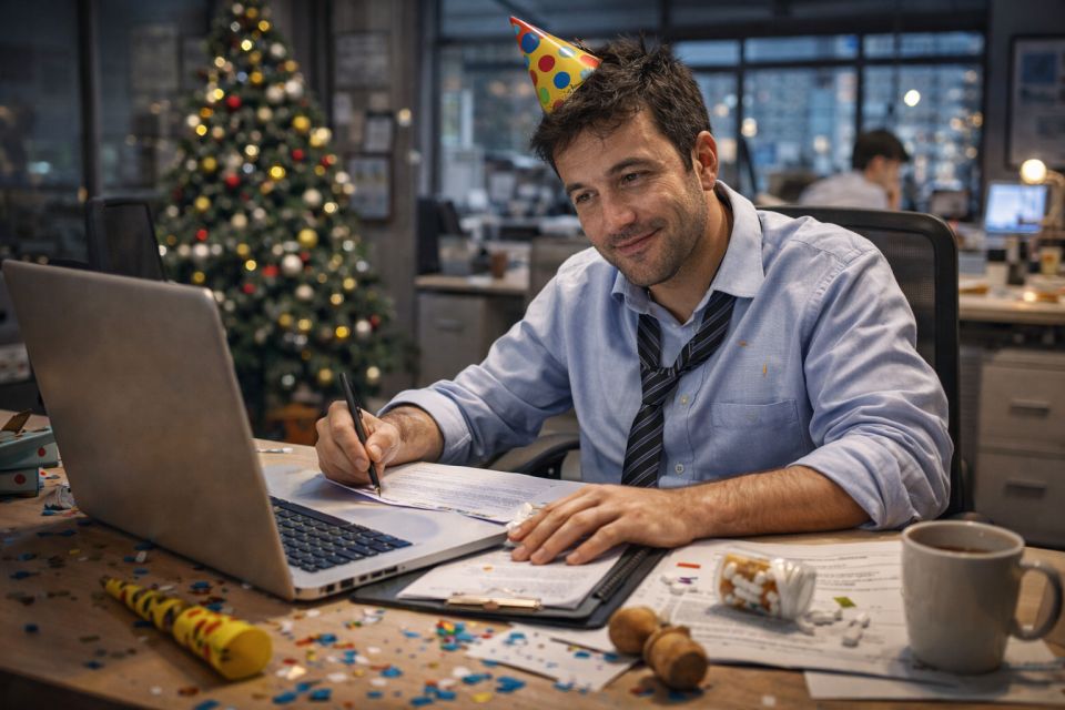 После корпоратива в офис иду танцуючи: восстанавливаюсь по системе тусовщиков - голова ясная, даже на созвонах не мутит